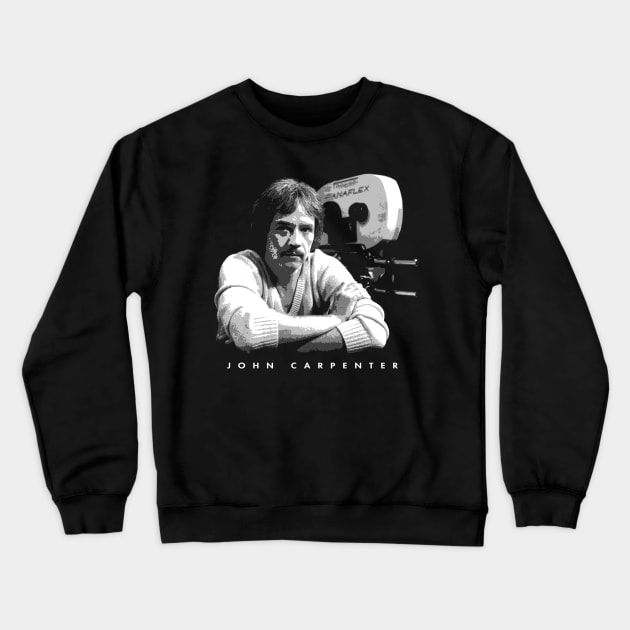 John Carpenter - Portrait Crewneck Sweatshirt by TheMarineBiologist